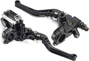 Juego de Palancas de Freno y Embrague para Motocicleta de 22 mm (7/8 Pulgadas), Manillar de Motocicleta, Cilindro Maestro de Freno, Depósito, Controles para Motocicleta Todoterreno - Product Image 6