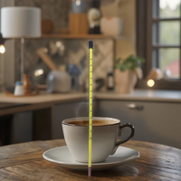 Kerelab Top Design ODM Thermomètre à alcool en verre personnalisable avec liquide rouge