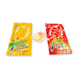 थोक अनुकूलन फल स्वाद फ्लोरोसेंट अंगूठे लोलिपोस के साथ बच्चों के लिए हार्ड कैंडी मीठा खट्टा - Product Image 4