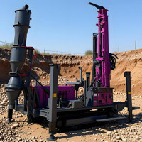 Machine de forage à circulation inversée télécommandée, plateforme de forage hydraulique d'exploration, plateforme de forage RC de 350 m de profondeur à vendre