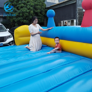 2023 Mới Tùy Chỉnh Khổng Lồ PVC Hồ Nước Màu Xanh Và Màu Vàng Duy Nhất Làn Đường Trượt Thương Mại Trẻ Em Của Inflatable Trượt Nước - Product Image 3