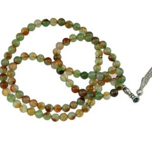 Nuevo diseño, 99 cuentas de ágata, tasbih musulmán, collar islámico, cuentas de oración, otros accesorios étnicos - Product Image 1