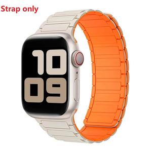 สายนาฬิกาซิลิโคนขายส่งสำหรับ Apple Watch S10 11 46 มม. Ultra 49 มม. SE 44 มม. 42 มม. สายรัดข้อมือแบบแม่เหล็กสำหรับเล่นกีฬา - Product Image 1