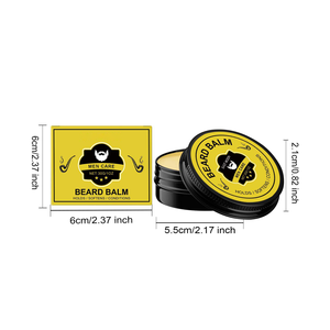 Baume à barbe personnalisé pour <span class=keywords><strong>homme</strong></span>, <span class=keywords><strong>crème</strong></span> à raser de qualité supérieure, favorise une croissance plus rapide de la barbe, baume à barbe adoucissant - Product Image 2