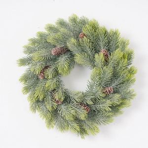 Factory Wholesale PE <b>Wreath</b> 30/40/50cm Christmas Garlands for Door Hanging Used for Christmas Window Decoration - Product Image 1