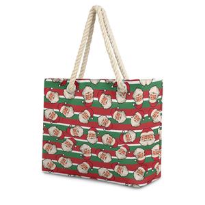 2024 nouvel an noël célébration décembre sac père noël cadeau sac fourre-tout noël bonbons sac toile - Product Image 1