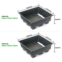 Plateau en plastique pour Pot de plantes, cm, rehausseur d'extérieur, grand lit de jardin, légumes