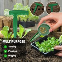 Dibbler à main outil de jardinage plantation Dibber pour mesure semis graines bulbes Pot de fleur planteur pour potager