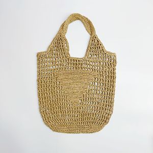 Sac fourre-tout en paille tressée fait main Hongze Arts And Crafts, taille moyenne, poche ouverte, collection Printemps 2023, usage quotidien - Product Image 2