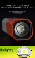 Zoom laser multicolore 1*18650 Batterie lithium 1500Mah Linterna Lampes de poche LED portables pour la chasse