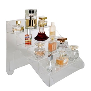 For cosmetic high quality sale counter top acrylic perfume bottle display stand rack