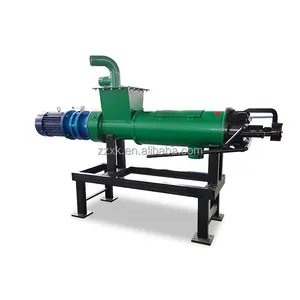 Automatic cow dung dewatering machine farm waste manure solid liquid separator poultry manure separator machine