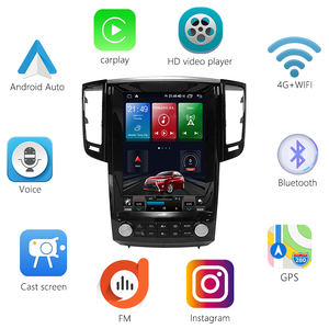 12.1Inch Tesla Màn Hình Thẳng Đứng 7862 Android Xe Video Đài Phát Thanh Cho Infiniti Fx35 2011 2015 Xe Stereo <span class=keywords><strong>GPS</strong></span> <span class=keywords><strong>Navigation</strong></span> - Product Image 3