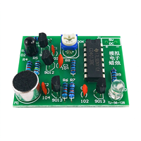 Kit de bougie électronique de simulation DIY, module de circuit de contrôle par soufflage, formation à la soudure CD4013 pour l'apprentissage électronique