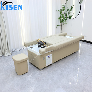Poltrona Lavatesta 2026 dal Design Moderno con Massaggio Piedi, Sollevamento Schienale, Lettino Pedicure e Spa per la Testa, con Vaporizzatore - Product Image 4