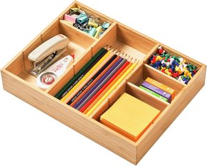 Glossier Gift Message Ideas: 5 Bamboo Desk Organizers That Feel Like a Note from Your Best Friend