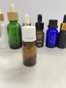 Bon prix 5ml, 10ml, 15ml nouveau produit Offre Spéciale bouteille en verre huile essentielle, couleur de thé logo imprimé en soie - Product Image 6