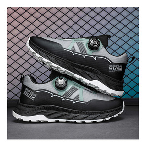 Chaussures pour hommes - respirantes, polyvalentes, adaptées au sport, à la course et à un usage quotidien, anti-odeur, amortissantes, avec boutons rotatifs - Product Image 1