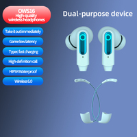 Écouteurs sportifs sans fil OWS-16 à crochet d'oreille, modèle exclusif, Bluetooth 6.0, autonomie ultra-longue, commande vocale, étanchéité IPX-4