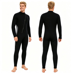 Traje de Buceo de Neopreno de 3MM para Hombre, con Cierre Frontal, Traje de Buceo Completo para Buceo, Surf, Snorkel y Apnea - Product Image 1
