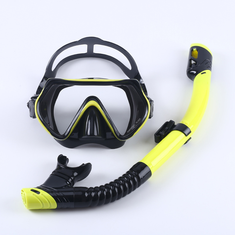 Ensemble de masques de plongée pour adultes M2301S31 (noir et jaune)