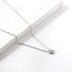 Oferta Caliente: Nuevo Collar de Moda al por Mayor con Zirconia, Colgante de Acero Inoxidable con Diseño de Hongo para Mujer - Product Image 3