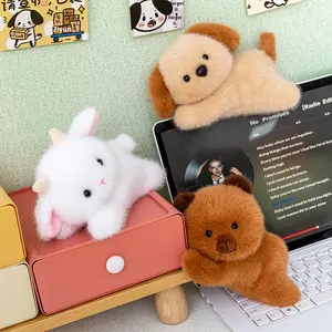 Set di Peluche Animali Sdraiati - Agnello, Cane, <span class=keywords><strong>Volpe</strong></span> e Koala Super Morbidi, Compagni da Scrivania, Decorazione Carina e Rilassante per Casa e Ufficio - Product Image 3