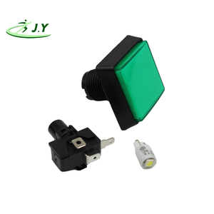 Bouton poussoir LED carré lumineux 51x51mm JY à prix de gros pour machine de jeu, distributeur automatique et jeu de combat - Product Image 1