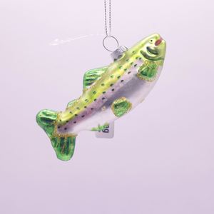 ของตกแต่งบ้าน งานฝีมือประดับกลิตเตอร์ รูปแบบสัตว์ทะเล เปลือกหอยแก้ว ปลา ของประดับตกแต่งคริสต์มาส สำหรับแขวนตกแต่งต้นคริสต์มาส - Product Image 1