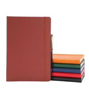 הדפסת לוגו מותאמת אישית מחברת <span class=keywords><strong>A5</strong></span> תקציב עסקי מתכנן כריכה קשה יומן בית ספר עם רצועה אלסטית מחברת עור PU - Product Image 2