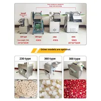Machine à couper les légumes électrique, trancheuse à pommes de terre, carottes, oignons, hachoir, 300 kg/h, robot culinaire commercial pour restaurant