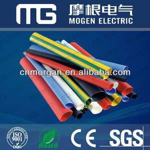 Material PE Única Parede 10 Milímetros Preto <span class=keywords><strong>Heat</strong></span> Shrink Tubing Termoencolhíveis Sleeve - Product Image 4