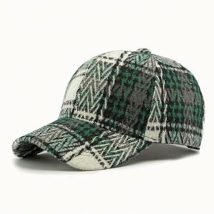 Wholesale Fashion Plaid Hard <b>Top</b> Baseball Caps Women Outdoor Sun Shield Custom Baseball Cap - Product Image 5