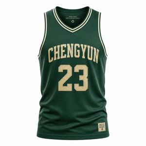 Camiseta de Baloncesto Ecológica de Poliéster Reciclado, Certificada GRS, <span class=keywords><strong>Top</strong></span> de Entrenamiento Verde Sostenible - Product Image 1