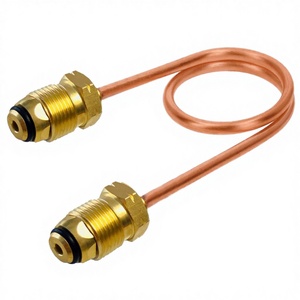 Tubo de conexión de gas propano de cobre de alto flujo Earth <span class=keywords><strong>Star</strong></span> de 15 pulgadas, <span class=keywords><strong>POL</strong></span> X <span class=keywords><strong>POL</strong></span>, hexagonal de 7/8 pulgadas, de dos etapas, para tanque doméstico - Product Image 3
