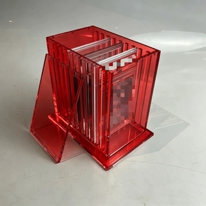 Présentoir en acrylique transparent personnalisé populaire à 10 emplacements pour cartes gradées, idéal pour la collection de cartes sportives - Product Image 1