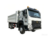 Camion benne basculante HOWO V7 d'occasion Sinotruk 375 CV LHD RHD, châssis robuste et excellente capacité de montée