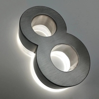 Enseigne LED 3D rétroéclairée personnalisée pour extérieur, panneau publicitaire pour entreprise, logo pour enseigne extérieure