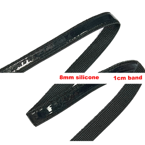 1,0 cm Poliéster Epoxi Banda elástica antideslizante 7mm Correa de hombro de silicona Cinta elástica de poliéster antideslizante - Product Image 3