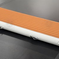 Passerelle gonflable antidérapante en EVA pour yacht - Rampe en PVC Drop-Stitch 2026, 180/200/250x70cm, 500LB, poignées latérales, pompe, sac