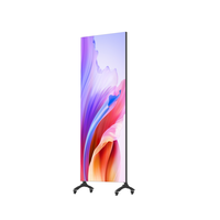 Panneau publicitaire LED pliable P3.91 1m x 1,5m, série 1m, affichage vertical, étanche, luminosité 600 CD