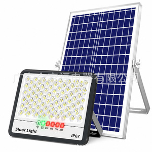 Solar Flood <b>Light</b> Led Outdoor <b>Lighting</b> Remote Control Waterproof Aluminum Alloy 12V 50000H IP67 - Product Image 2