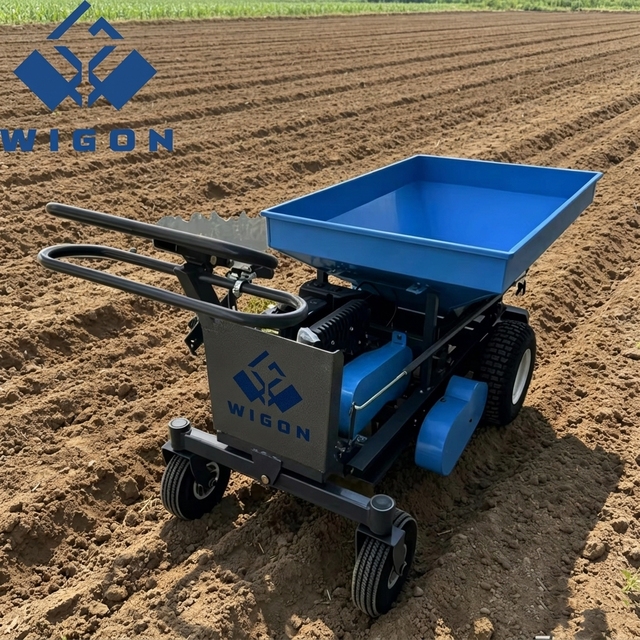 Automatic Agricultural Fertilizer Broadcasting Machine with High Efficiency Spreading System for Farm Use