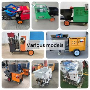 ماكينة رش أوتوماتيكية عالية الضغط للجدران تعمل بدون غبار لرش المونة الأسمنتية الجافة والرمل والجبس واللياسة، معروضة للبيع - Product Image 2