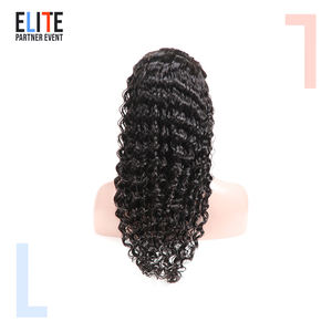 Бесплатный образец, необработанные вьетнамские парики с сетчатой фронтальной линией, парик из натуральных волос с застежкой, парик из натуральных волос с глубокими волнами, парики с фронтальной сеткой - Product Image 2