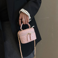 KALANTA Sacs à main pour femme, sac bandoulière mode avec chaîne, mini sacoche, pochette à rouge à lèvres, sac à cosmétiques, sac à main croisé pour femme
