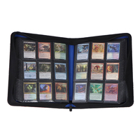 Carpeta de tarjetas coleccionables A4 colores de caramelo Compatible con 9 bolsillos Carpeta de álbum de tarjetas 360 Ringles soporte de tarjetas de juego de carga lateral libro