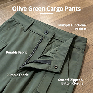 Custom Logo Men Waterproof Fleece <b>Lined</b> <b>Pants</b> Multi-pocket Straight Leg Thick Cargo Outdoor <b>Pants</b> - Product Image 4