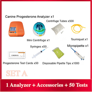 Kit de Inicio para Analizador de Progesterona Canina, Sistema POCT Veterinario con Centrífuga, Pipeta y 50 Pruebas - Product Image 6