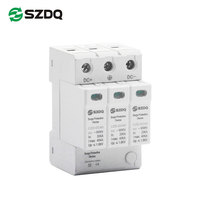 SZDQ T2 CZD-DC40 2/3P DC 1000V SPD Parafoudres Prises de protection contre les surtensions Protection contre la foudre Dispositif de protection contre les surtensions solaires 40KA IP20